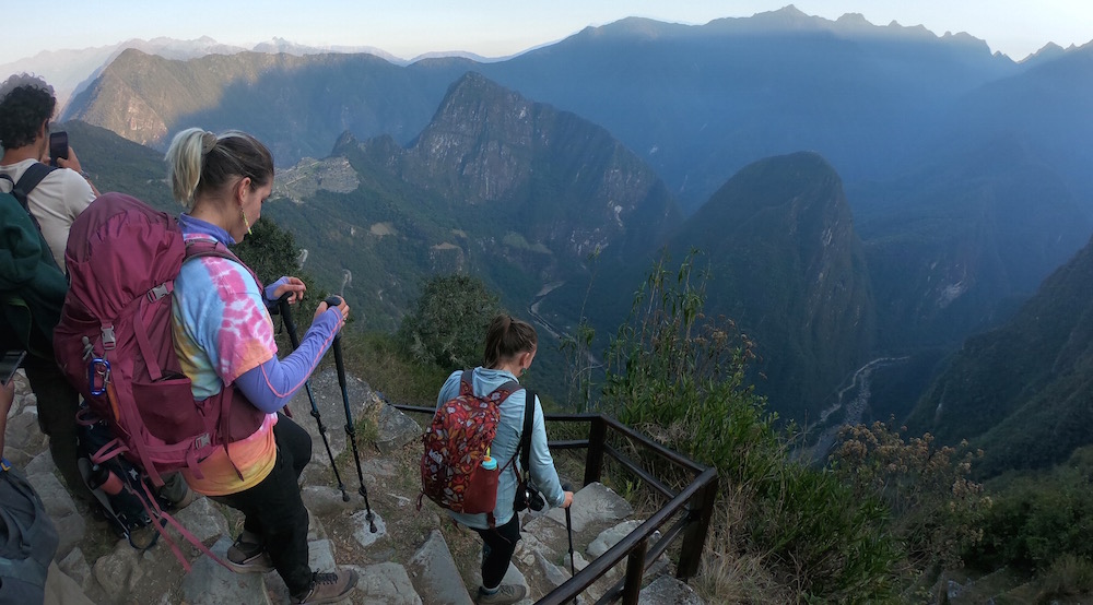 Arriving to Machu Picchu - Inca Trail
